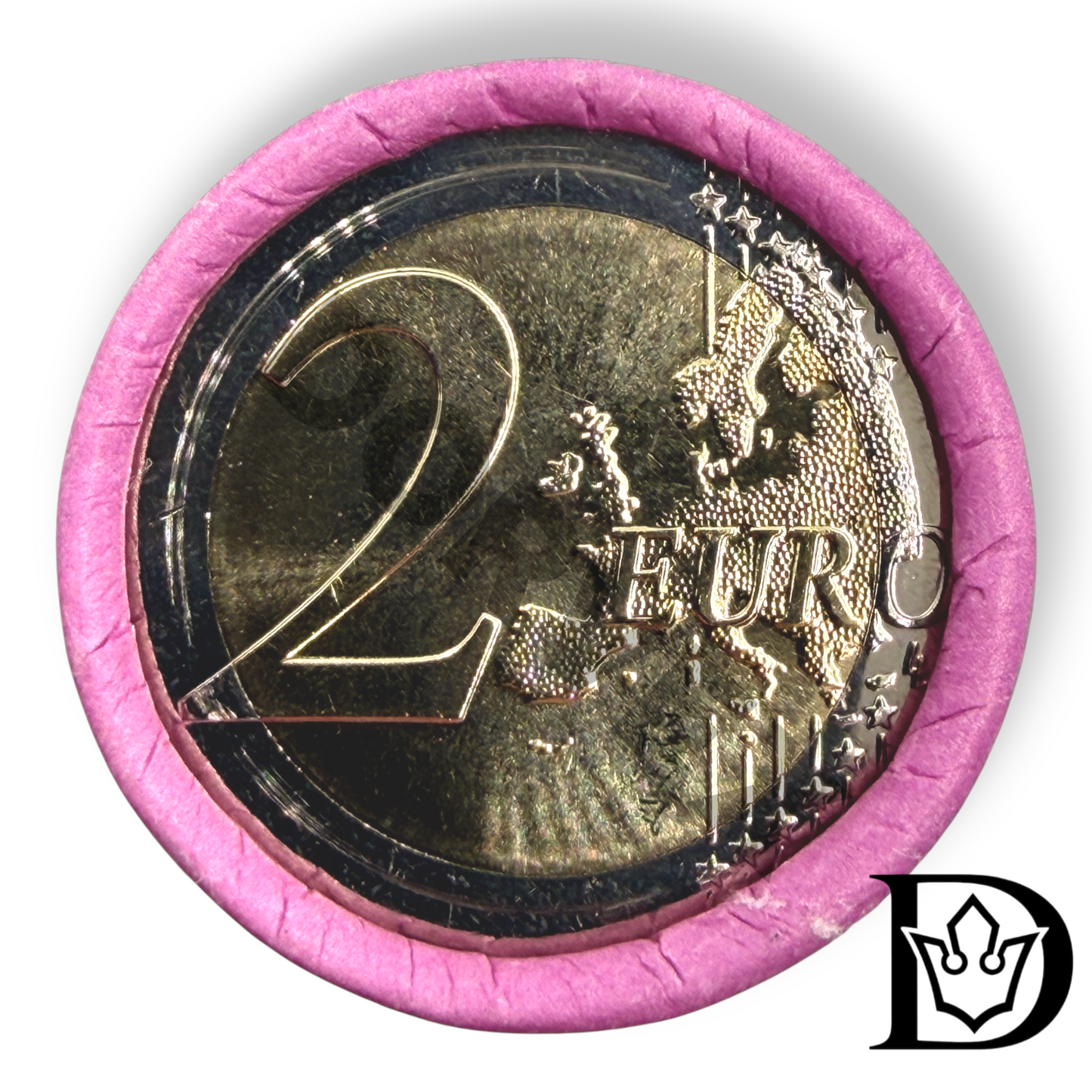 2024 Estonia 2 Euro Coin Roll National Flower Corn Flower 2€ x 25 UNC