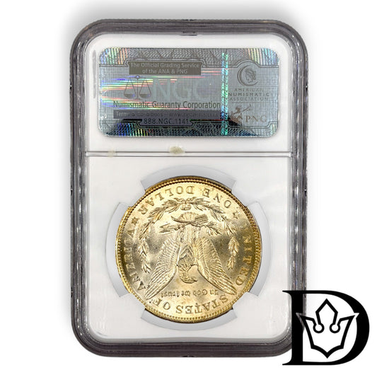 1921 US Silver Morgan Dollar NGC Graded MS 64
