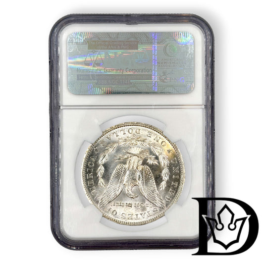 1902 US Morgan Silver Dollar NGC Graded MS 62