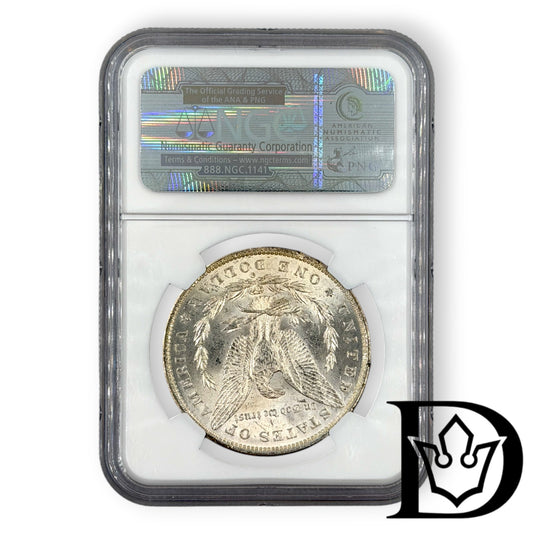 1884 US Silver Morgan Dollar NGC Graded MS 64