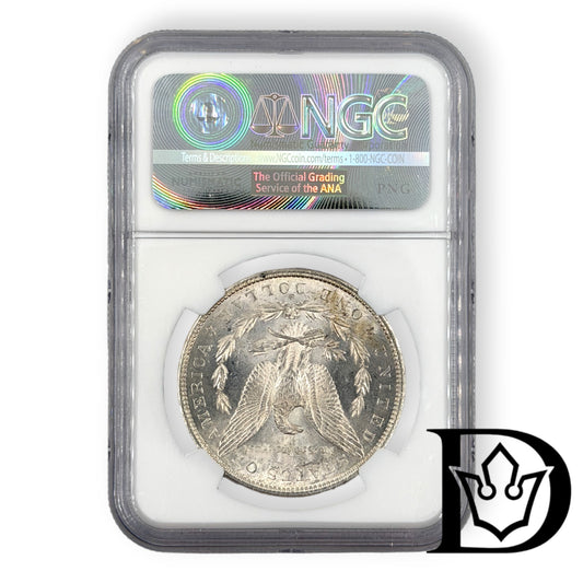 1882 US Silver Morgan Dollar NGC Graded MS 63