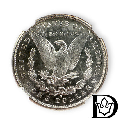 1881 US Silver Morgan Dollar NGC Graded MS 63*